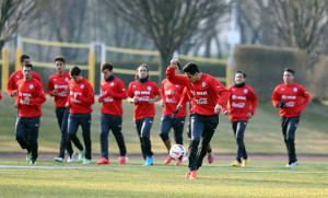 sanchez training chile