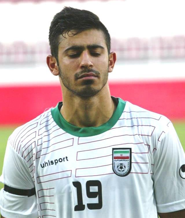 Saeid Aghaei of Sepahan during the Persian Gulf Pro League match
