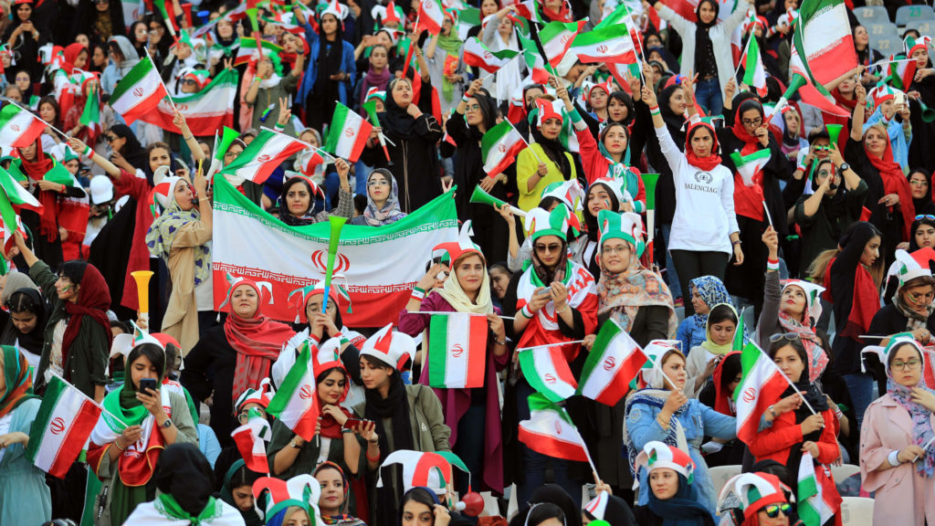 Iranian Females in Azadi