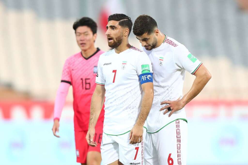 Yasin Salmani of Sepahan FC celebrates after scoring his teams